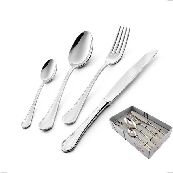 Confezione vetrina 16 pezzi Domus, inox 18.10 (AISI304), spessore 3.0 mm
