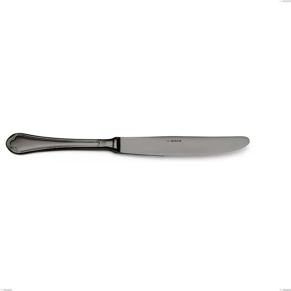 Coltello tavola Domus Black , Acciaio 18/10 trattamento PVD, spessore 3 mm, lunghezza 235 mm