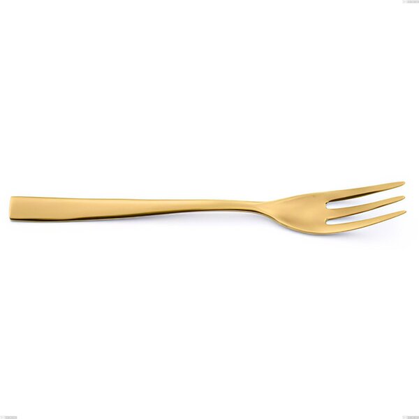 Forchetta dolce Etoile PVD Gold, Acciaio 18/10 lucido, spessore 4 mm, lunghezza 162 mm, pvd oro
