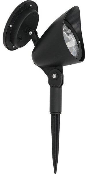 Lampada solare LED JOKER LED/1,2V 100 mAh 4000K 31,5 cm IP44 nera
