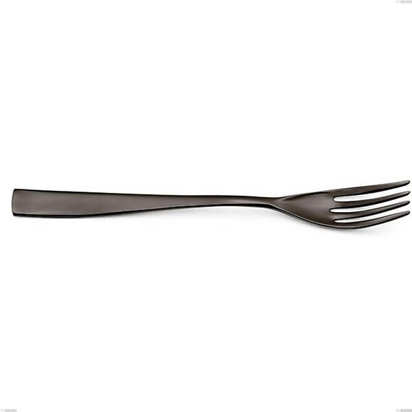 Forchetta frutta EtoIle PVD Black, Acciaio 18/10 lucido, spessore 4 mm, lunghezza 190 mm, PVD black