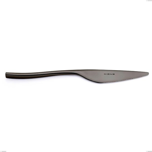 Coltello frutta EtoIle PVD Black, Acciaio 18/10 lucido, spessore 4 mm, lunghezza 206 mm, PVD black
