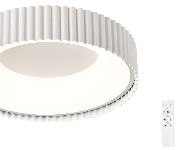 Brilagi - Plafoniera LED dimmerabile FALCON MODERN LED/30W/230V 40 cm bianca + telecomando