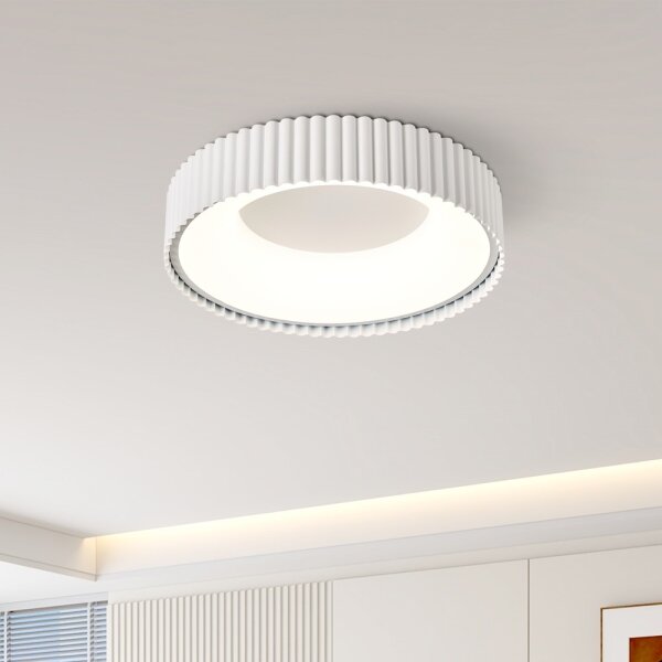 Brilagi - Plafoniera LED dimmerabile FALCON MODERN LED/30W/230V 40 cm bianca + telecomando