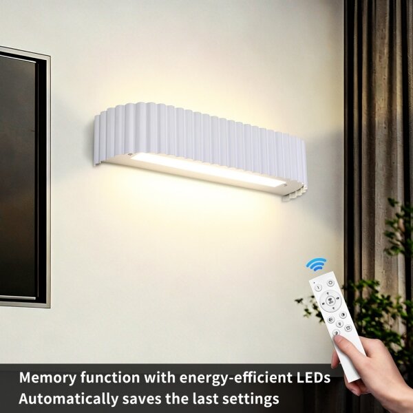 Brilagi - Applique LED dimmerabile FALCON MODERN LED/14W/230V 40 cm bianco + telecomando