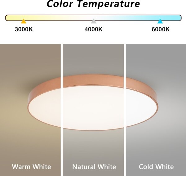 Brilagi - Plafoniera LED POOL LED/100W/230V 3000/4000/6000K diam. 80 cm bronzo