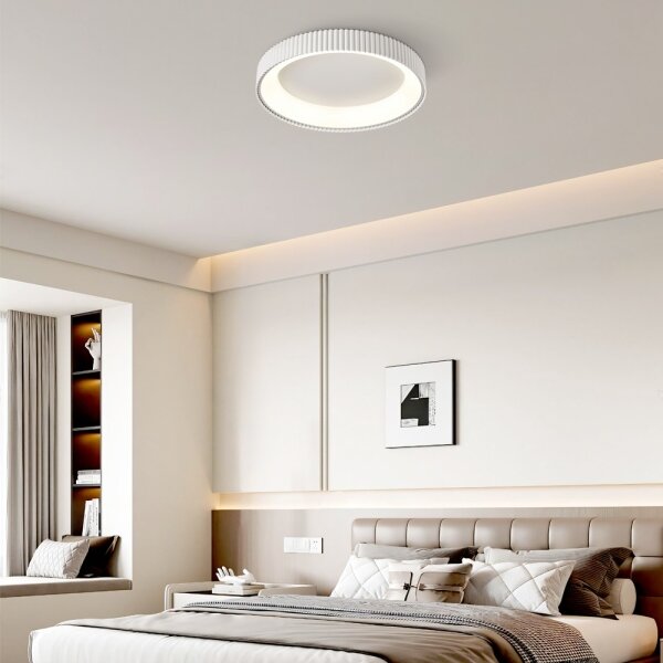 Brilagi - Plafoniera LED dimmerabile FALCON MODERN LED/54W/230V 60 cm bianca + telecomando