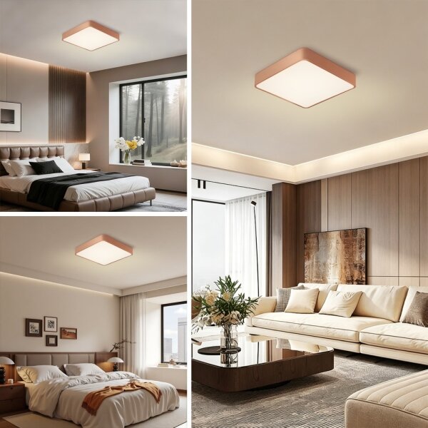 Brilagi - Plafoniera LED POOL LED/48W/230V 3000/4000/6000K 50x50 cm bronzo