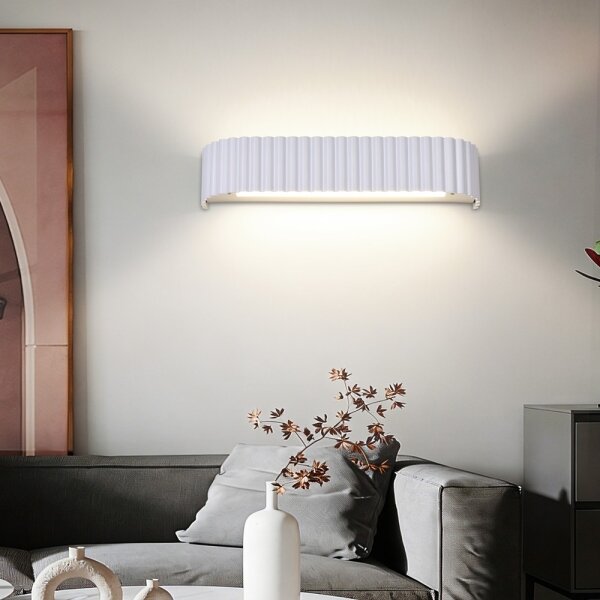 Brilagi - Applique LED dimmerabile FALCON MODERN LED/14W/230V 40 cm bianco + telecomando