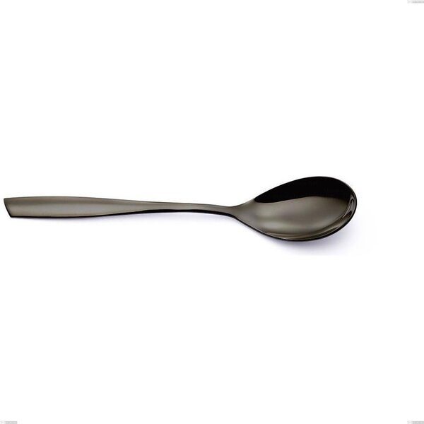 Cucchiaio da servizio Acciaio inox 18/10 PVD Black Eleven lunghezza 253 mm spessore 2,5 mm nero