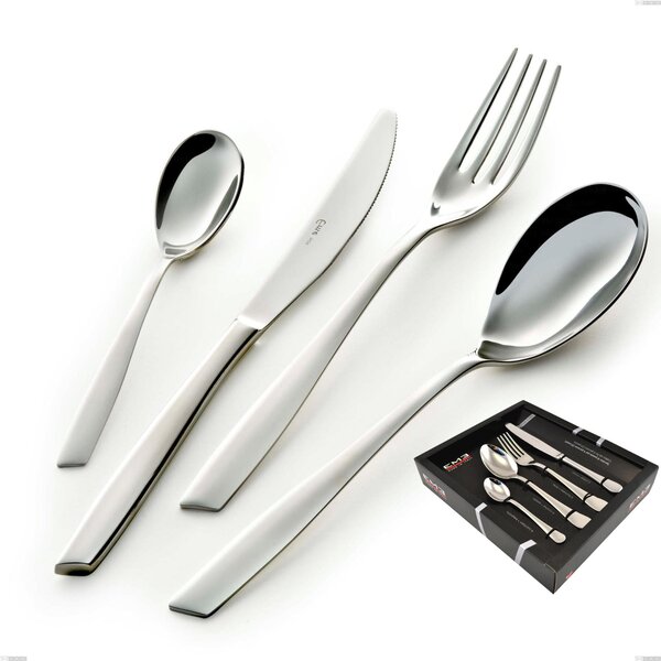 Servizio Posate ELEVEN 24 pezzi acciaio inox 18.10 AISI304 2.5 mm in Confezione Vetrina