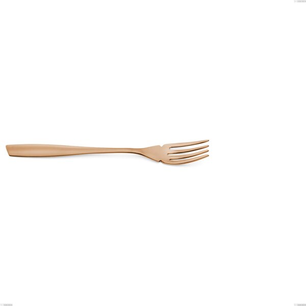 Forchetta pesce Eleven rose brunita lucida , Acciaio inox 18-10, AISI 304 Brunito Lucido, spessore 2,5 mm mm, lunghezza 191 mm