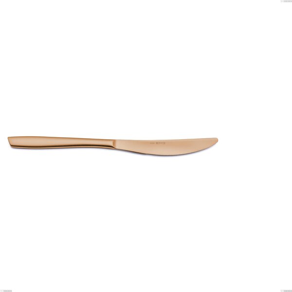 Coltello frutta Eleven rose brunita lucida , Acciaio inox 18-10, AISI 304 Brunito Lucido, spessore 2,5 mm mm, lunghezza 219 mm