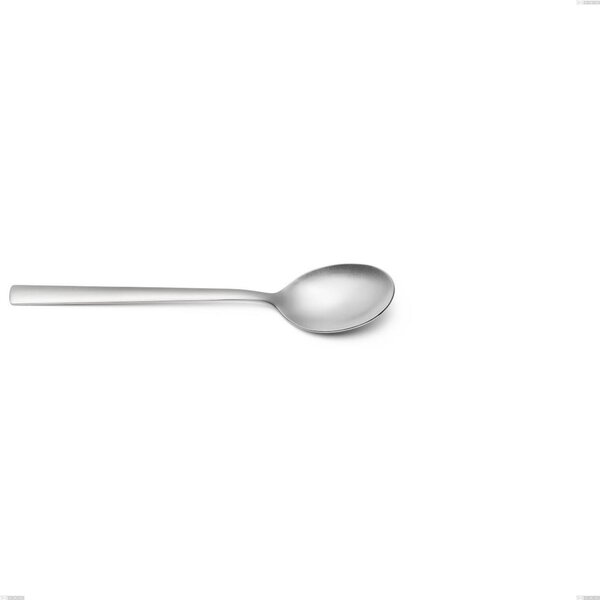 Cucchiaio tavola Fashion sabbiato , 18/10 (AISI304) , spessore 3 mm Lunghezza 210 mm inox satinato
