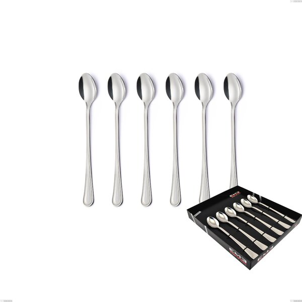 Confezione vetrina 6 pezzi cucchiaini bibita Impero, ACCIAIO INOX 18.10(AISI304), spessore 2.5 MM