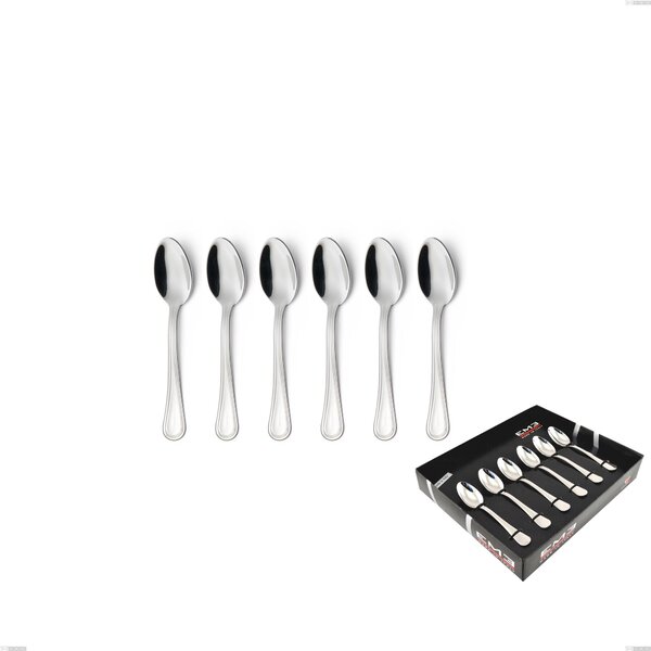 Confezione vetrina 6 pezzi moka Impero, ACCIAIO INOX 18.10(AISI304), spessore 2.5 MM