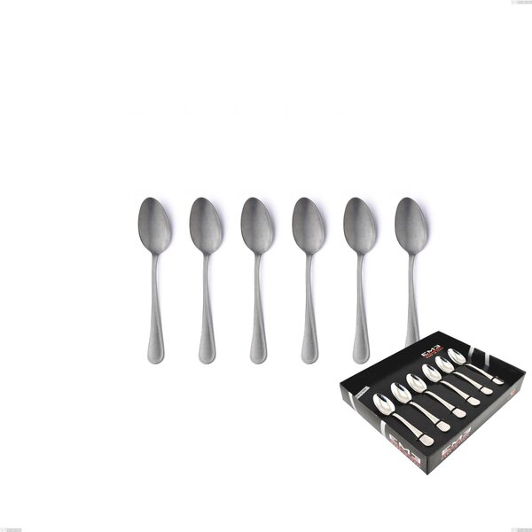 Confezione vetrina 6 pezzi moka Impero Retro, Acciaio inox (Aisi 304) vintage