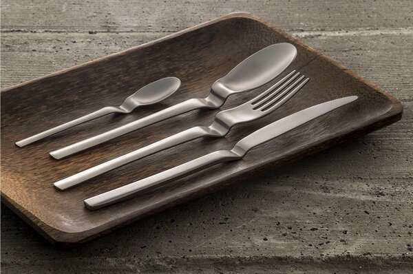 Cofanetto 24 pezzi coltello economico Joy Up 2.00 mm acciaio 18/10 Sabbiato, Acciaio 18/10 (AISI 304), spessore 2,00 mm