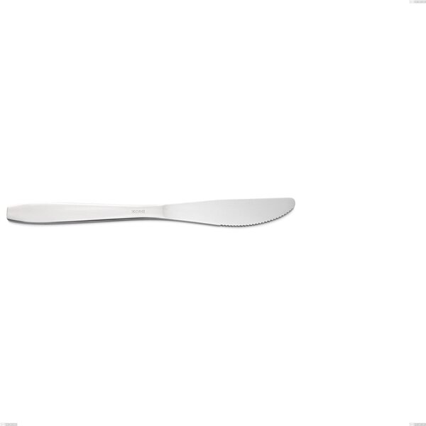 Coltello tavola economico katya, Acciaio inox Aisi 304 Posate Lucide, spessore 2 mm, lunghezza 204 mm