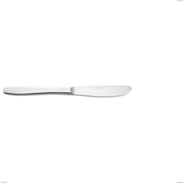 Coltello tavola Linea KATYA in Acciaio 18/10 (AISI 304) lunghezza 210 mm, spessore 2,0 mm, finitura inox lucido lavabili in lavastoviglie