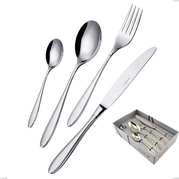 Confezione vetrina 16 pezzi Kappa, Acciaio inox 18.10 (AISI304), spessore 2.5 mm