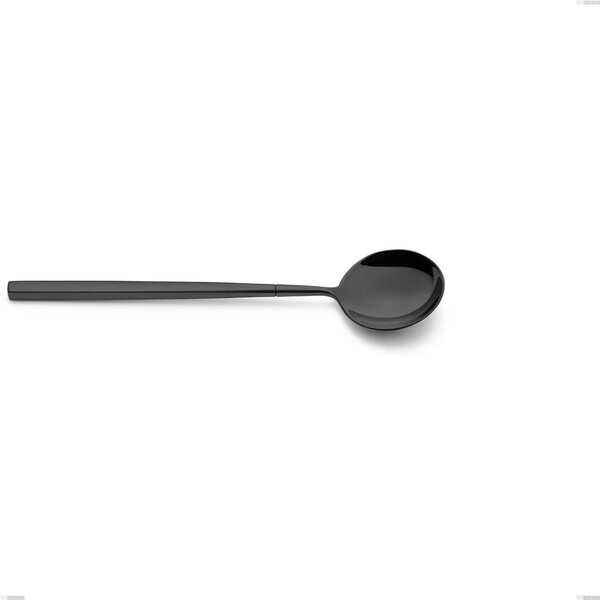 Cucchiaio da tavola, minestra Kyoto Black, Acciaio inox (Aisi 304) trattamento pvd acciaio lucido, lunghezza 210 mm