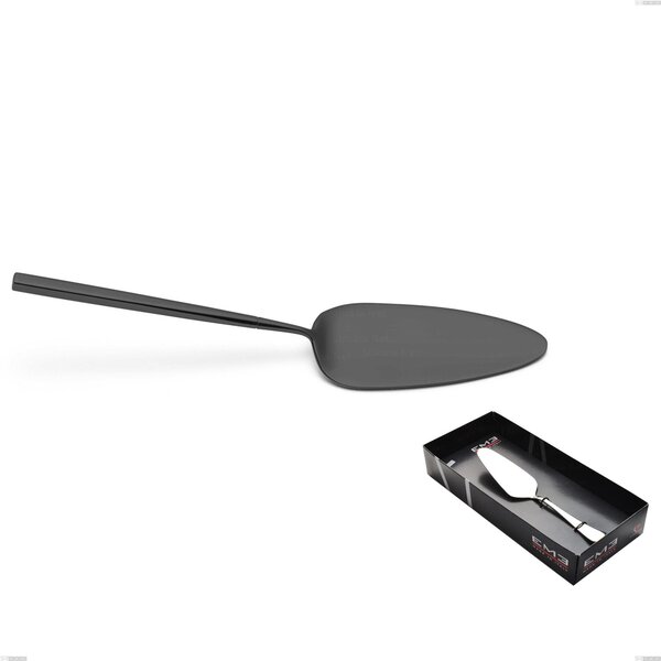 Confezione vetrina 1 pezzo pala torta Kyoto Black, Acciaio inox (Aisi 304) trattamento pvd acciaio lucido