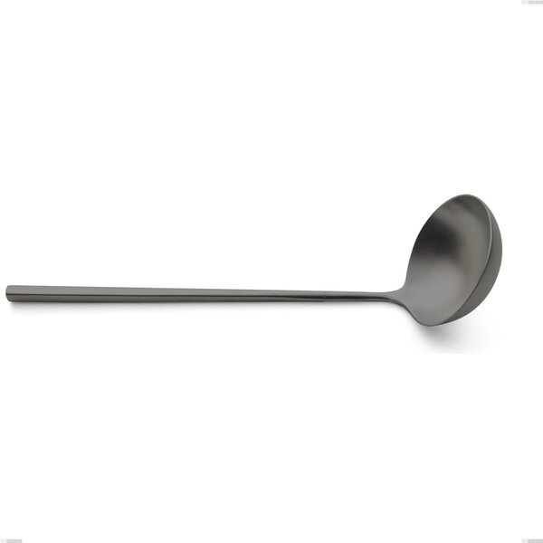 Mestolo Kyoto Sabbiato Black, Acciaio inox (Aisi 304) inox sabbiato, lunghezza 280 mm