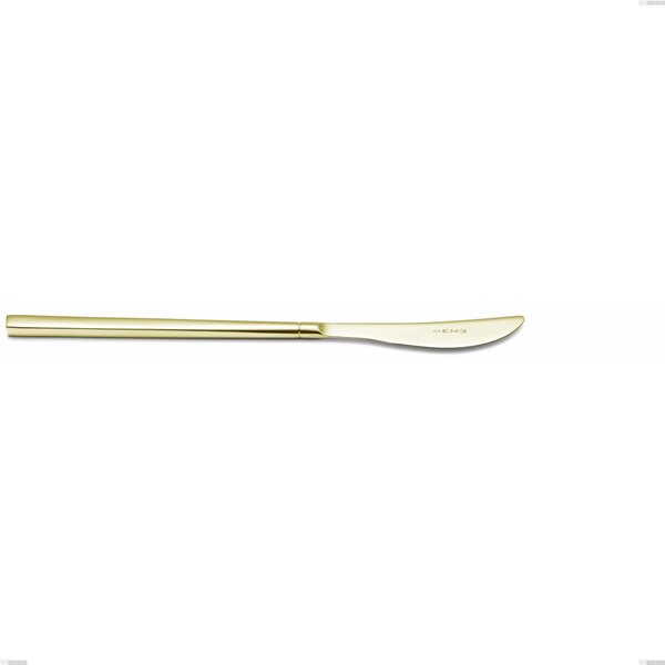 Coltello tavola Kyoto Tin Gold, Acciaio inox (Aisi 304) trattamento pvd acciaio lucido, lunghezza 229 mm