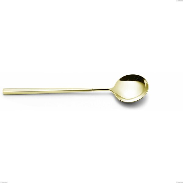Cucchiaio da servizio Kyoto Tin Gold, Acciaio inox (Aisi 304) trattamento pvd acciaio lucido, lunghezza 238 mm