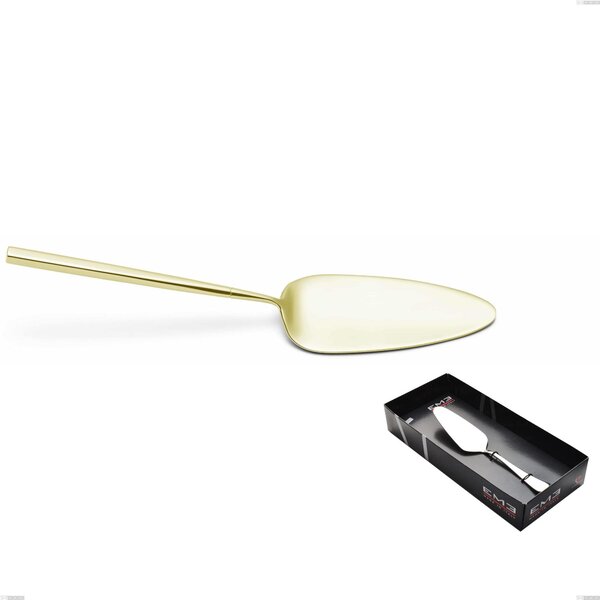Confezione vetrina 1 pezzo pala torta Kyoto Tin Gold, Acciaio inox (Aisi 304) trattamento pvd acciaio lucido