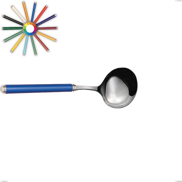 Cucchiaio salsa linea, Acciaio 18/10 (AISI304) inox lucido , manici in metacrilato lunghezza 200 mm