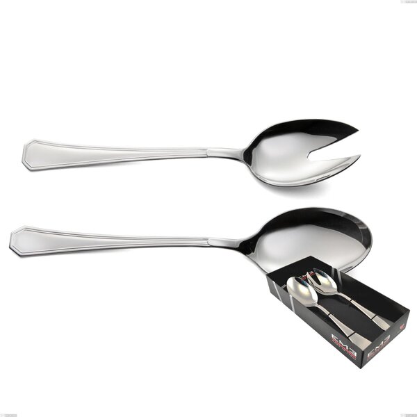 Confezione vetrina 2 pezzi insalata loira, Acciaio inox Aisi 304 lucido, spessore 2 mm, design Classico