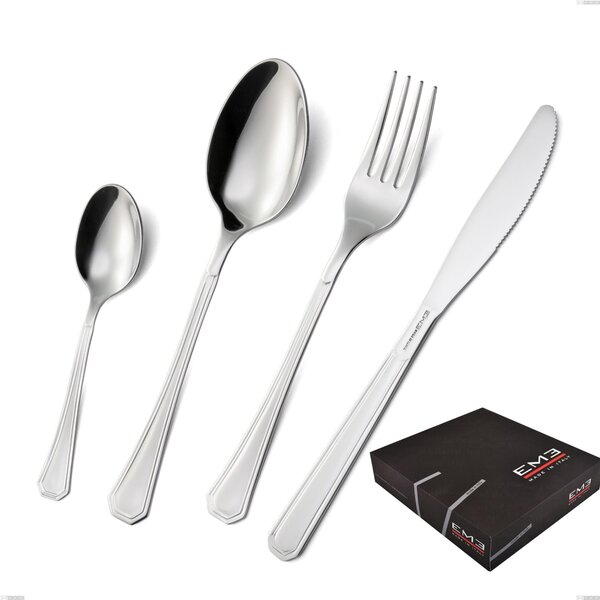 Confezione regalo 49 pezzi coltello economico loira, Acciaio inox Aisi 304 lucido, spessore 2 mm, design Classico