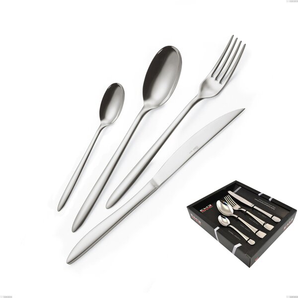 Confezione vetrina 24 pezzi coltello economico live, Acciaio inox (Aisi 304) lucido
