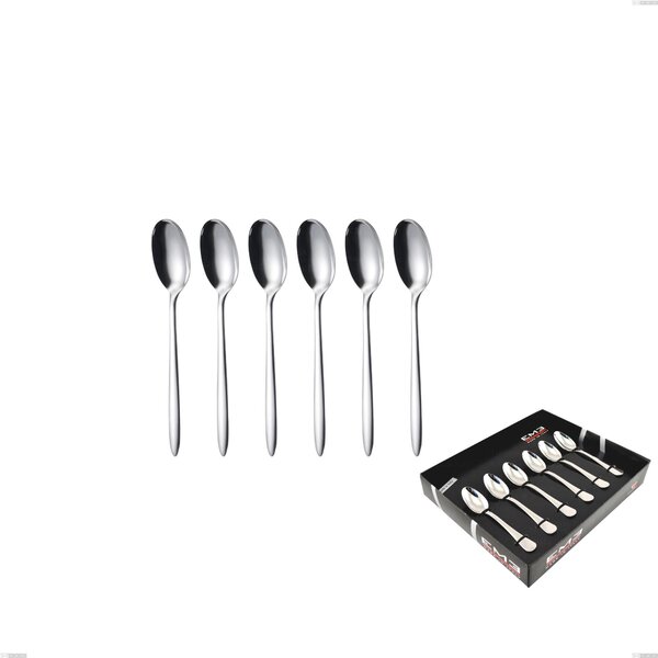 Confezione vetrina 6 pezzi moka live, Acciaio inox (Aisi 304) lucido