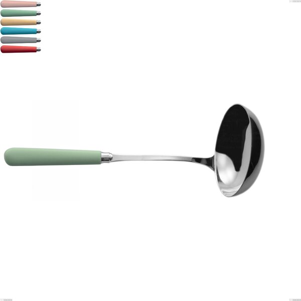 Mestolo macarons, Acciaio inox 18.10 lunghezza 278 mm manici in acrilico inox lucido