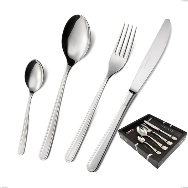 Servizio Posate MEDEA 24 pezzi acciaio inox 18.10 (AISI304) Lucido spessore 3.0 mm in Confezione vetrina
