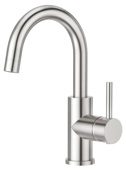 Miscelatore da cucina in acciaio inossidabile 304, girevole, ideale per cucine piccole