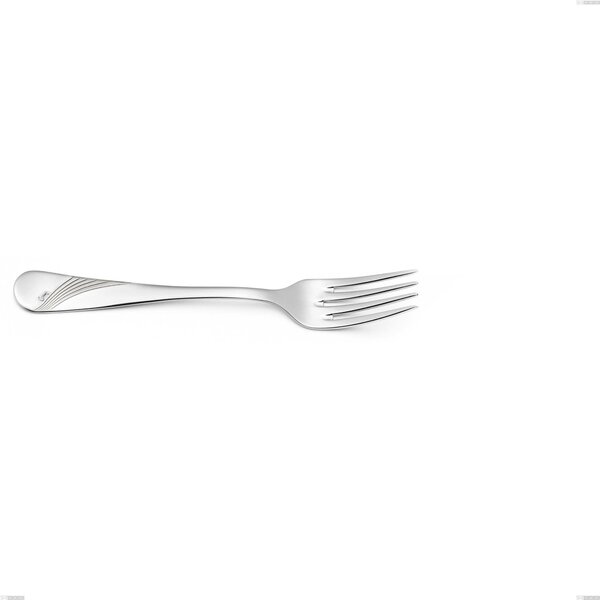 Forchetta pesce Milano Inciso , 18/10 (AISI304) acciaio inox Lucido Acciaio lucido finitura a specchio , manico inciso, spessore 2,5 mm mm, lunghezza 184 mm
