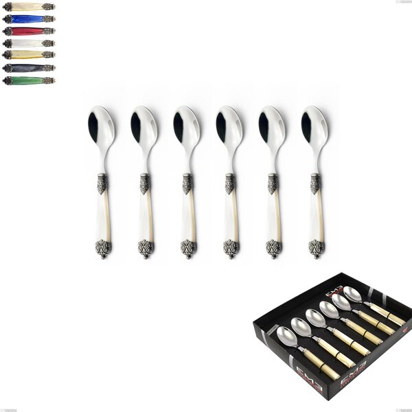 Confezione vetrina 6 pezzi cucchiaino caffe Mirage, Acciaio inox 18.10 (AISI 304)