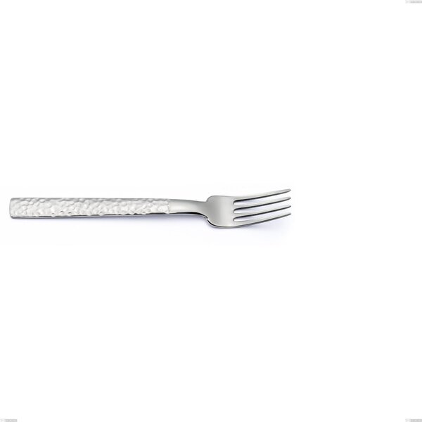 Forchetta frutta Marte, Acciaio inox 18/10 (AISI304), Lavorazione martellata spessore 2.5 mm, Lunghezza 182 mm