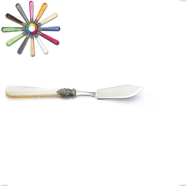 Coltello pesce Napoleon Perlato, (acciaio 18.10 aisi304), Lunghezza 218 mm manici in metacrilato