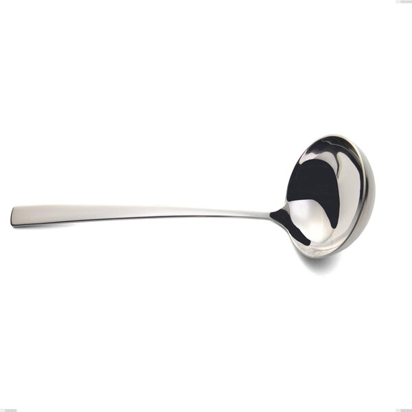 Mestolo Onda, Acciaio inox (Aisi 304) lucido, lunghezza 280 mm