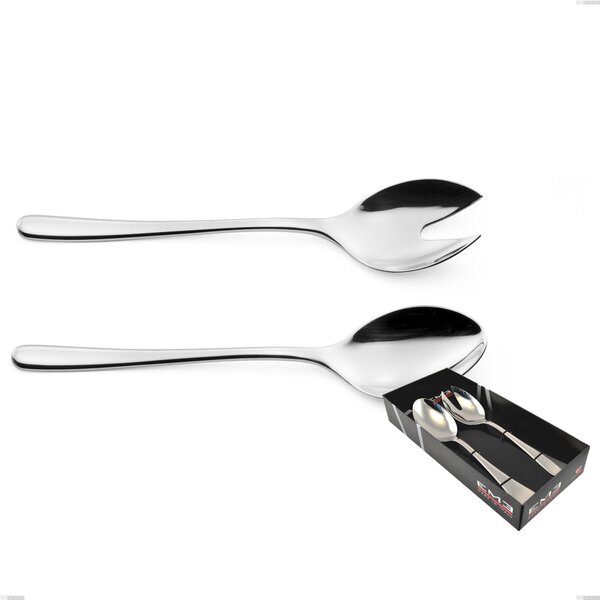 Confezione vetrina 2 pezzi insalata Opera, Acciaio inox 18/10 (AISI304), spessore 5.00 mm