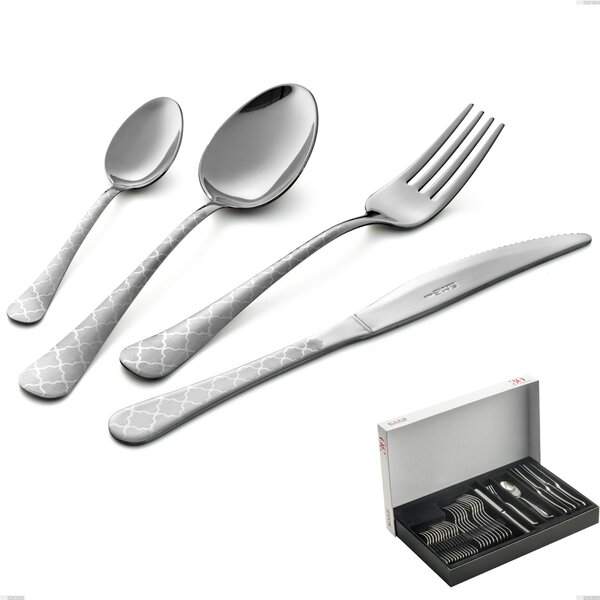 Confezione Panoramica 30 pezzi coltello economico Oxford Damask, Acciaio 18/0 (aisi 430) Acciaio inciso al Laser, spessore 2 mm mm