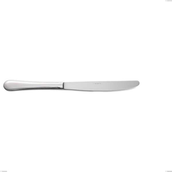 Coltello tavola perles, Acciaio inox Aisi 304 lucido, spessore 2.5 mm, design Classico, lunghezza 233 mm
