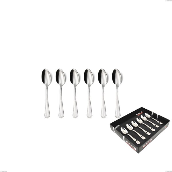 Confezione vetrina 6 pezzi moka privilege, Acciaio inox Aisi 304 Posate Lucide, spessore 2.5 mm
