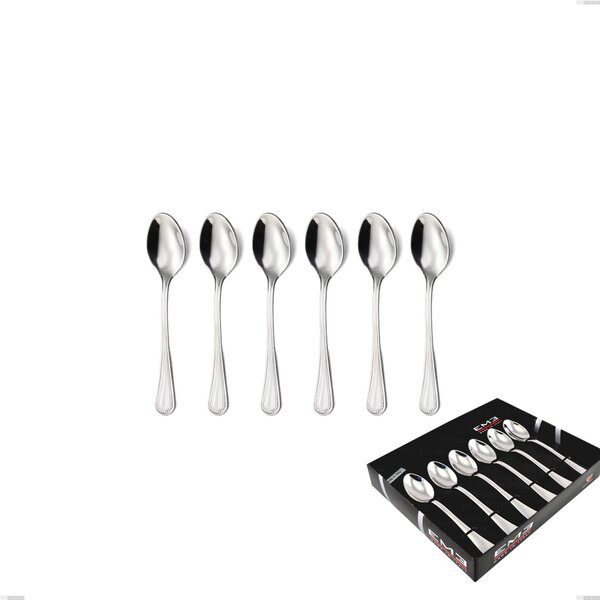 Confezione vetrina 6 pezzi caff� privilege, Acciaio inox Aisi 304 Posate Lucide, spessore 2.5 mm