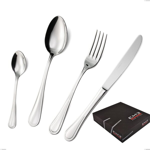 Confezione regalo 49 pezzi privilege, Acciaio inox Aisi 304 Posate Lucide, spessore 2.5 mm